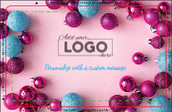 Pink and Teal Holiday