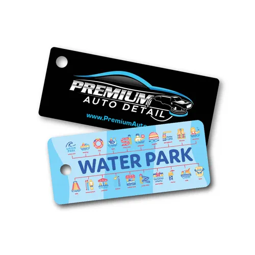 Single Rectangle Key Tags