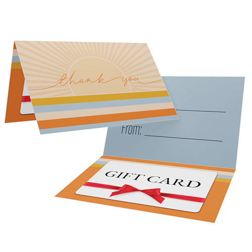 Thank You Sunrise Thank You Sunrise Gift Card Carrier