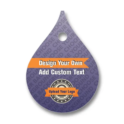 Tear Drop Key Tag