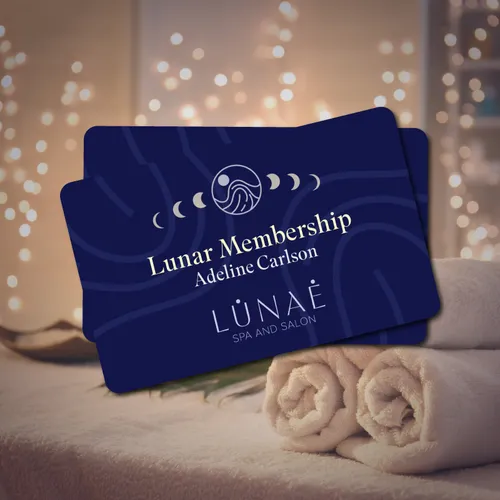 Eco Friendly Paper Salon Membership Card