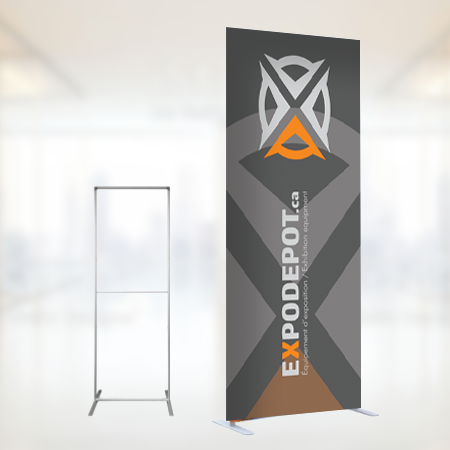 Bannière tubulaire tissus