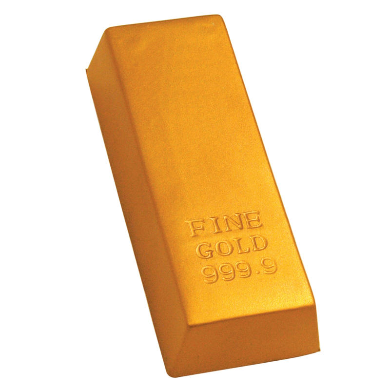 Balle anti-stress '' Lingot d'Or''