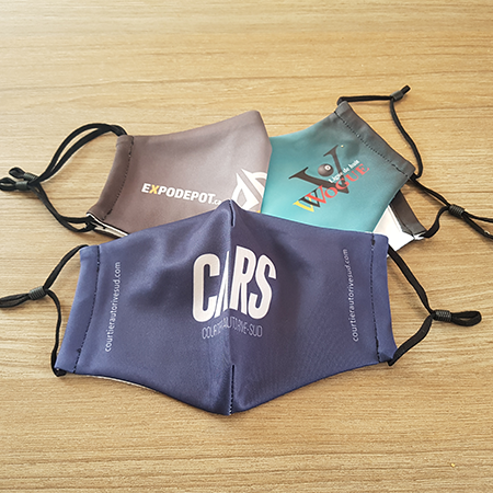 Masque covid sublimé Masques imprimés