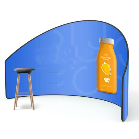 Big Curved Tubular backwall