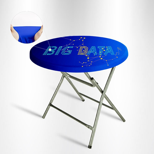 Round stretch table top