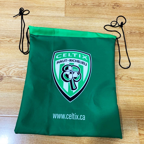 Sublimated drawstring bag