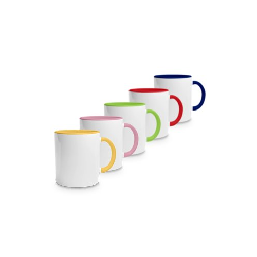 Custom colored ceramic mug