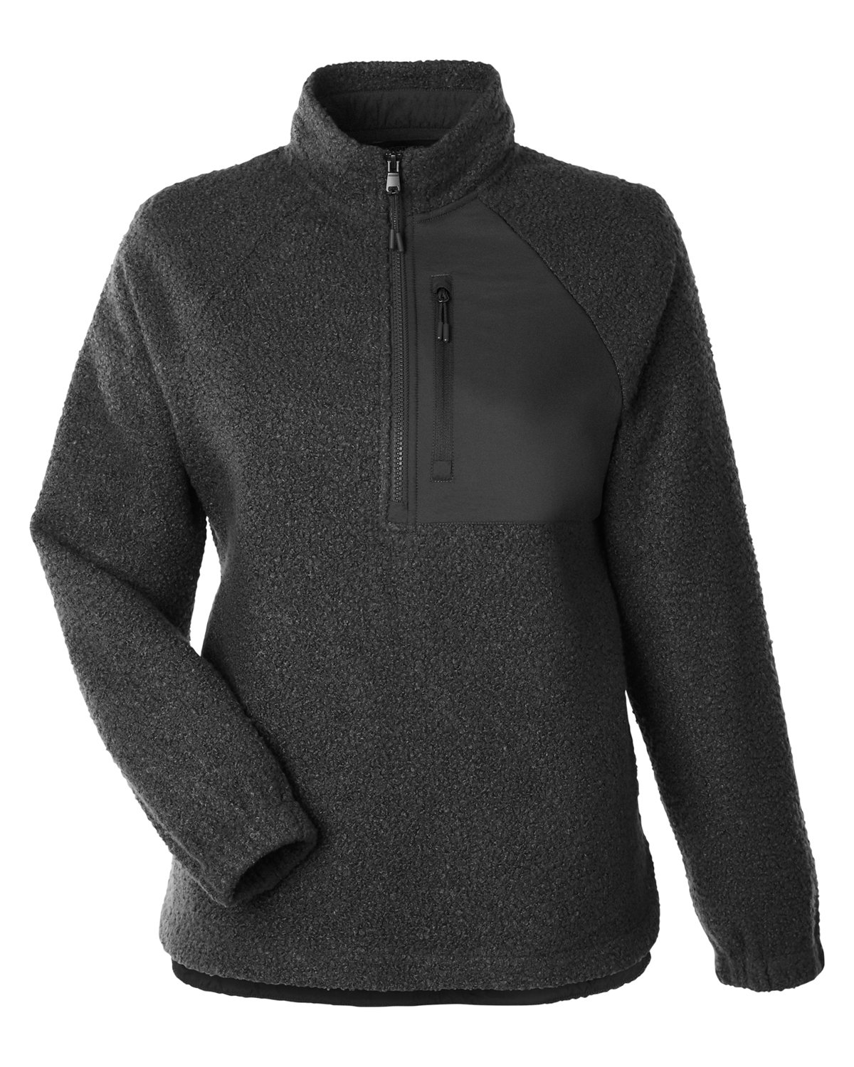 EXA-NE713W - North End Aura - Ladies Sweater Fleece Quarter zip 4