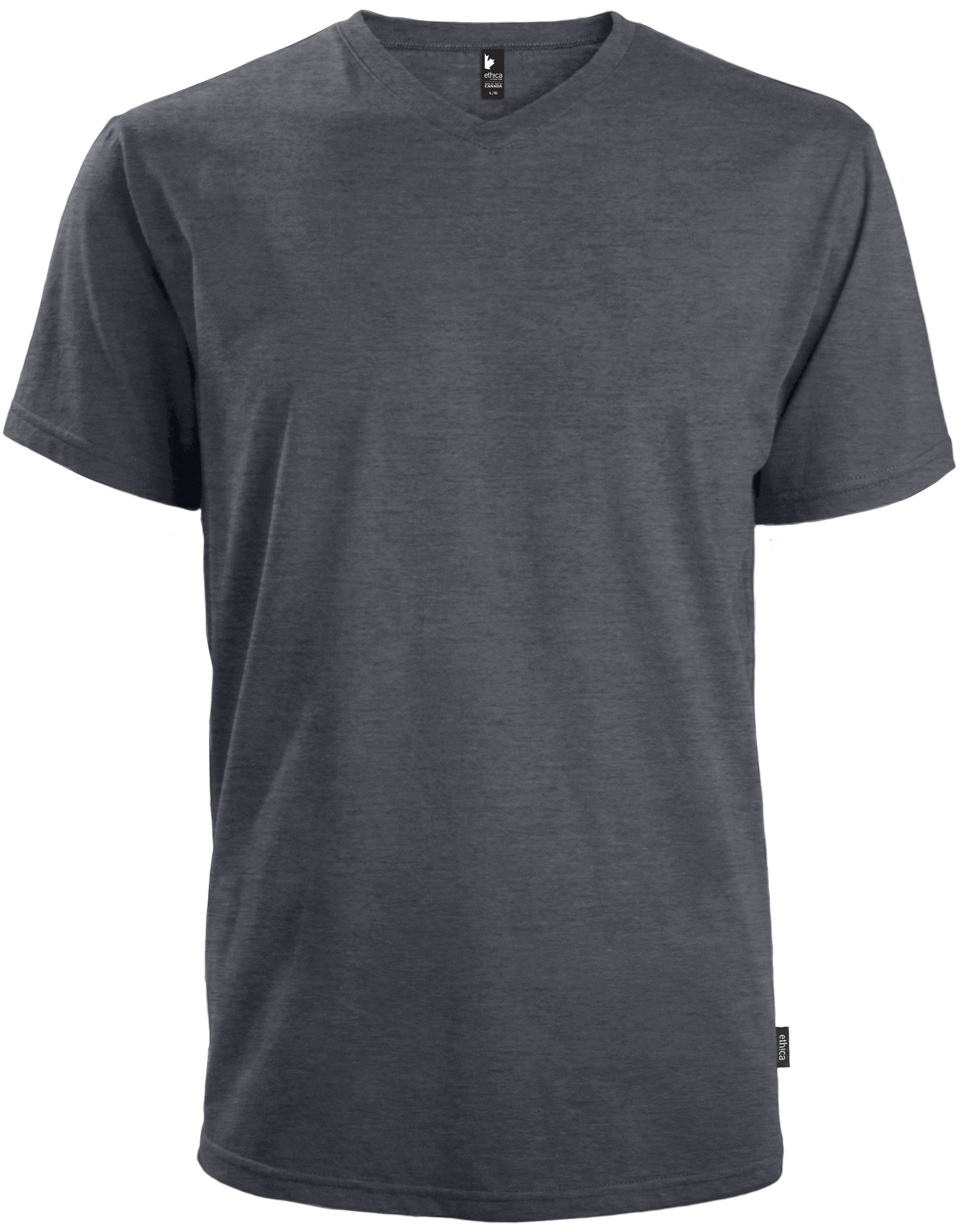 EXAT-100546U - T-Shirt col en V Unisexe 6