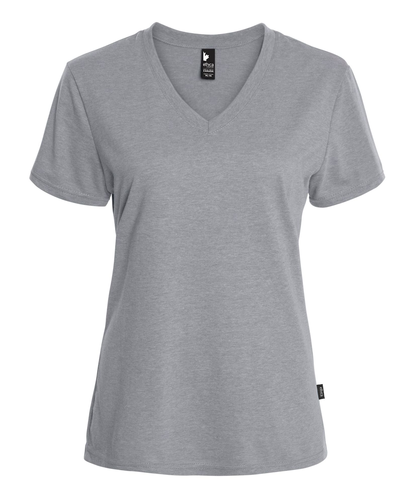 EXAT-100L29W - T-Shirt Col en V Femme 8