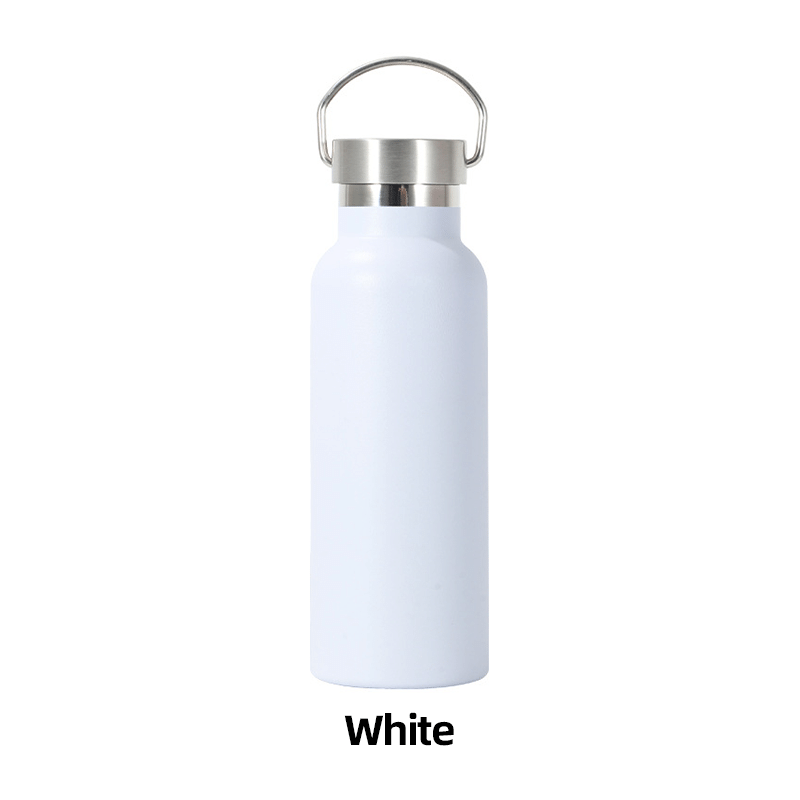 Bouteille isotherme sous vide avec couvercle en acier inoxydable 17 oz 4