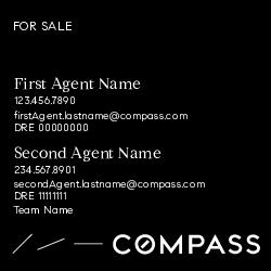 Compass Double Agent 24x24 Black Panel - Team Name Subline