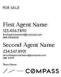 Compass Double Agent 24x30 White Panel - Team Name Subline