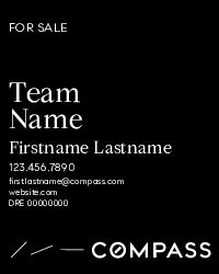 Compass Hillsborough HOA Single Agent Black Panel - Team Name Big