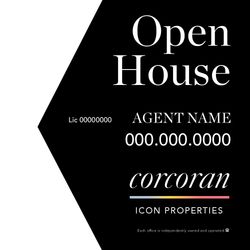 24x24 Open House Sign