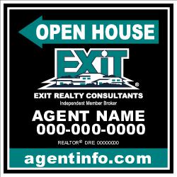 24x24 Open House Sign
