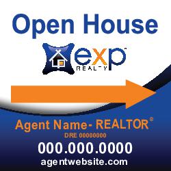 24x24 Open House Sign