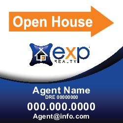 24x24 Open House Sign