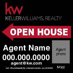 24x24 Open House Sign