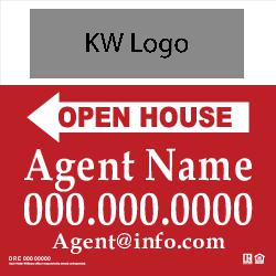 24x24 Open House Sign
