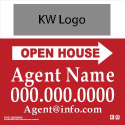 24x24 Open House Sign