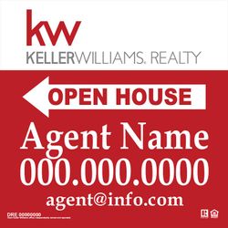 24x24 Open House Sign