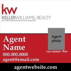 24x24 Panel - Red and White with Photos