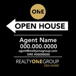 24x24 Open House Sign