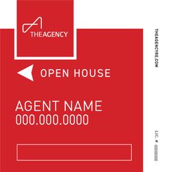 24x24 Open House Sign