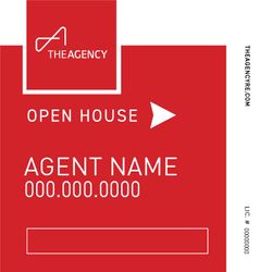 24x24 Open House Sign