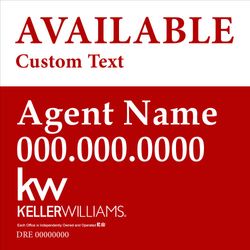 4x4 Commercial Sign - Available