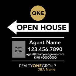 20x20 Open House Sign