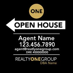 20x20 Open House Sign