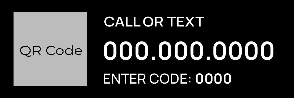 Explore Custom 8x24 Standard QR Code Riders Templates & Personalize ...