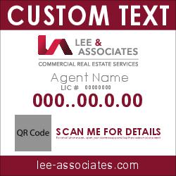 4x4 Commercial Sign - Small QR Code