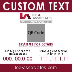 4x4 Double Agent Commercial Sign - Big QR Code