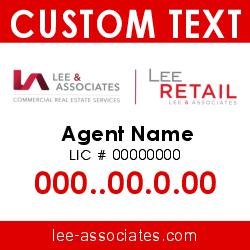 4x4 Retail Sign