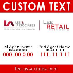 4x4 Double Agent Retail Sign