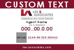 4x6 Commercial Sign - Small QR Code