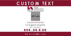 4x8 Double Agent Commercial Sign - Big QR Code