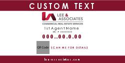 4x8 Double Agent Commercial Sign - Small QR Code