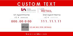 4x8 Double Agent Retail Sign - Small QR Code