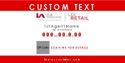 4x8 Double Agent Retail Sign - Small QR Code