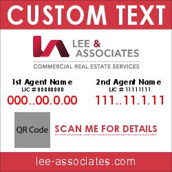 4x4 Double Agent Commercial Sign - Small QR Code Red