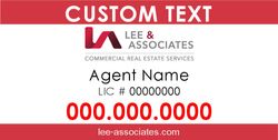 4x8 Commercial Sign Red