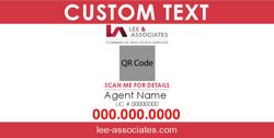 4x8 Commercial Sign - Big QR Code Red