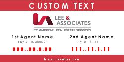 4x8 Double Agent Commercial Sign Red