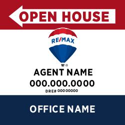 24x24 Open House Sign - New Layout