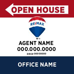 20x20 Open House Sign - New Layout